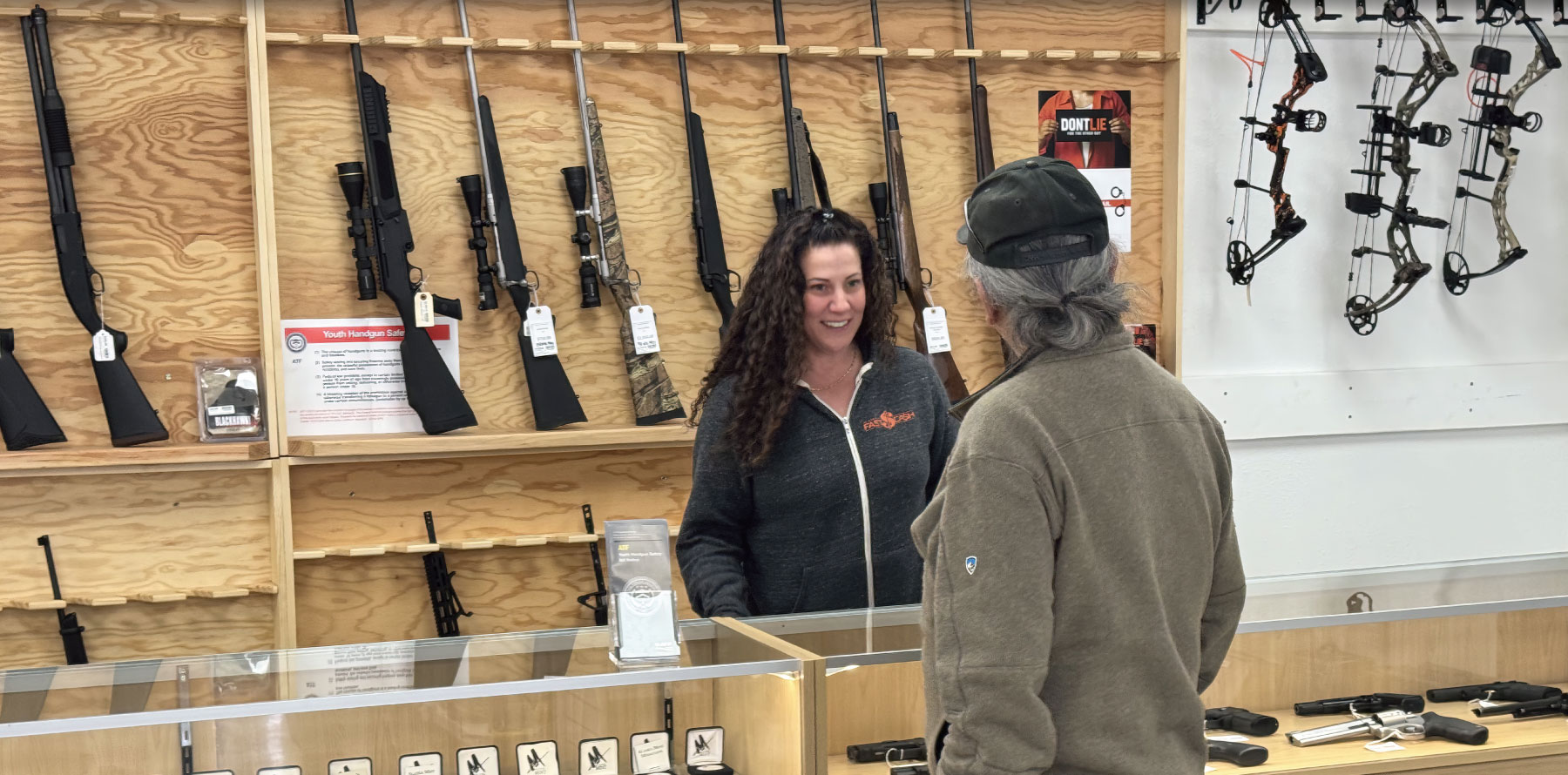 Firearm-banner